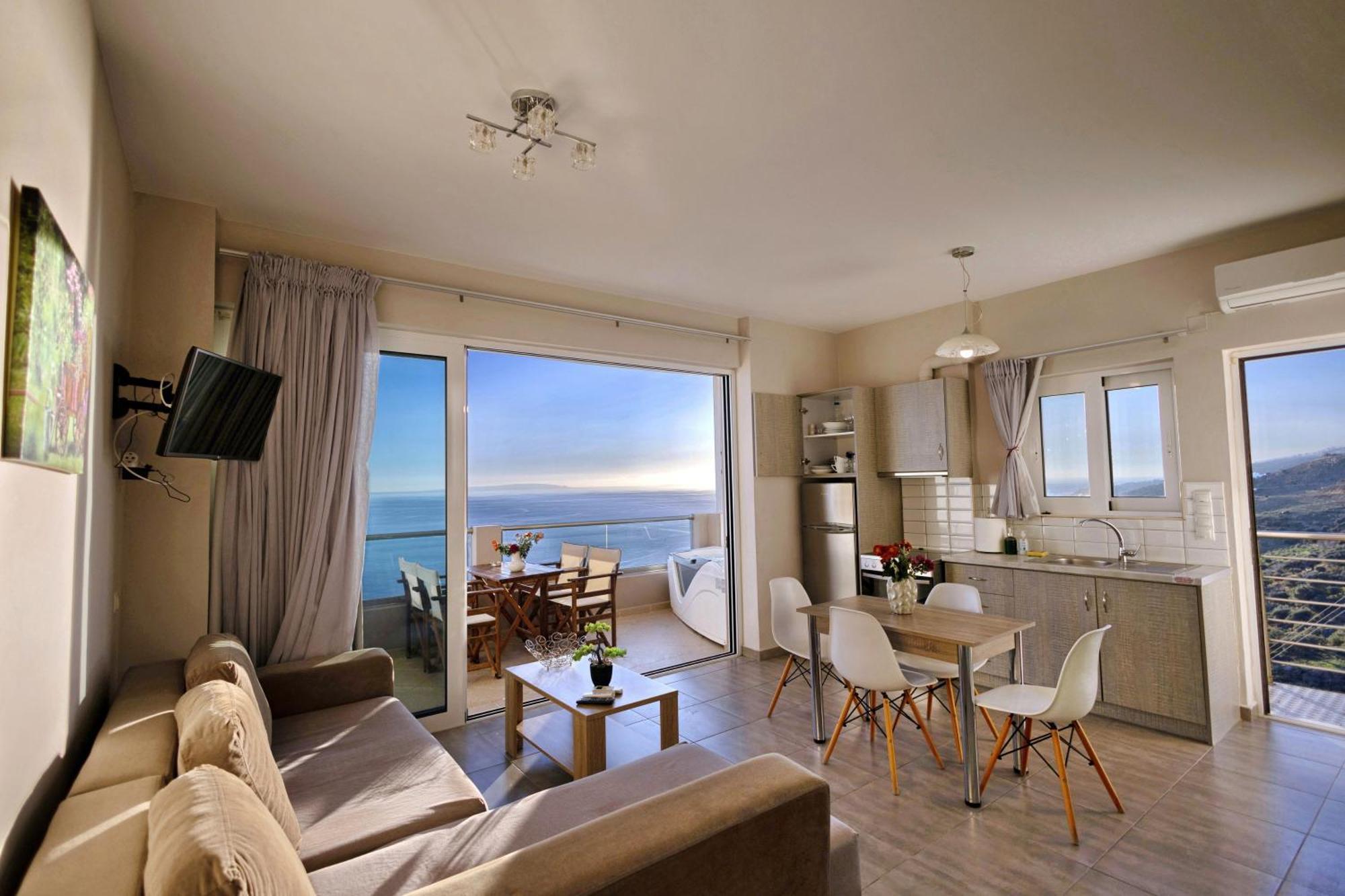 Akrotiri Panorama- Luxury Rental Apartments With Sea View ロダキノ エクステリア 写真
